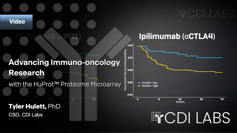 Advancing Immuno-oncology Research with the HuProt™ Human Proteome Microarray
