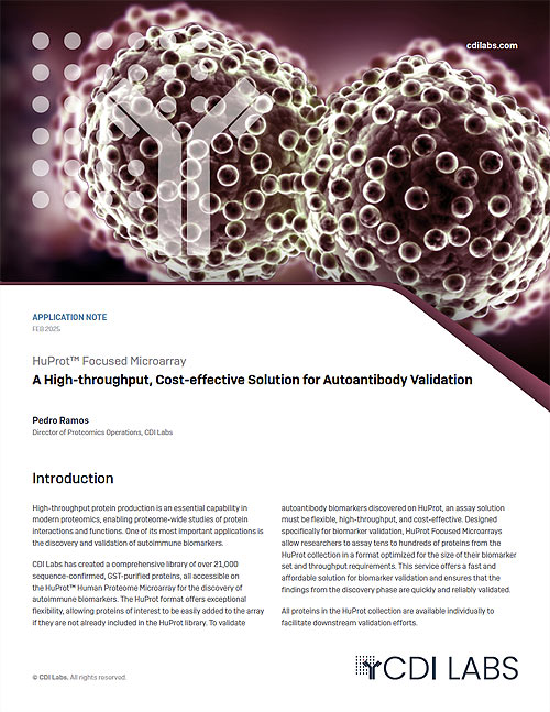 A High-throughput, Cost-effective Solution for Autoantibody Validation