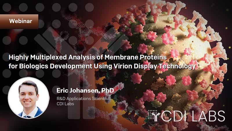 Highly Multiplexed Analysis of Membrane Proteins for Biologics Development Using Virion Display Technology